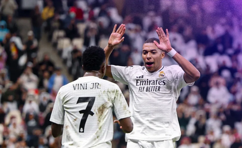 Mbappé, Vinicius, Real Madrid